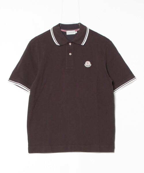 【美品 】モンクレール 半袖　ポロシャツ ブラウン　XS レディース MONCLER 「MONCLER」 半袖ポロシャツ X-SMALL ブラウン メンズ