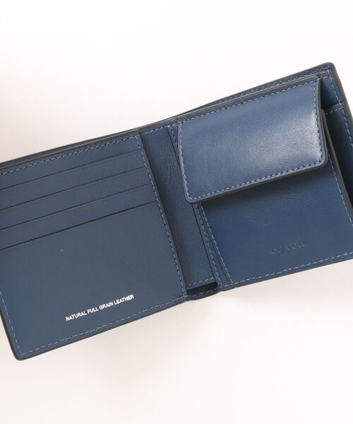 coach コインウォレット　青 COACH 財布 コイン ウォレット メンズ レディース : ZOZOTOWN