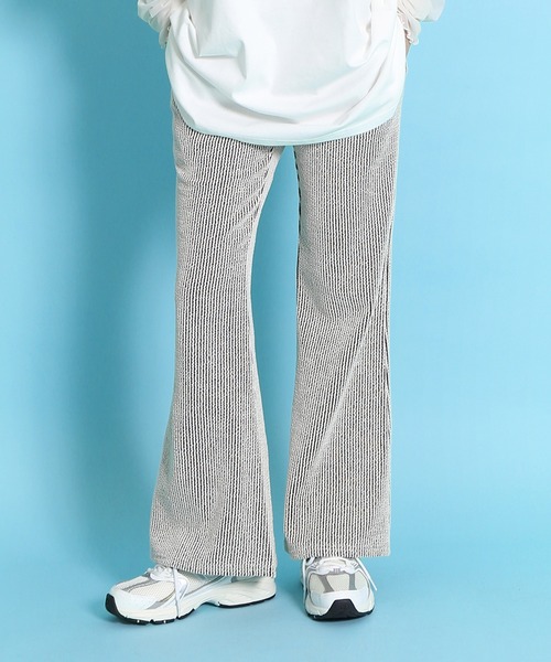 PUNYUS（プニュズ） パンツ ストライプフレアパンツ レディース メンズ