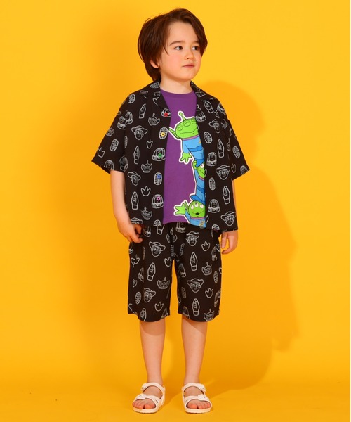 Disney（ディズニー） パンツ 親子お揃い トイ・ストーリー 総柄ハーフ