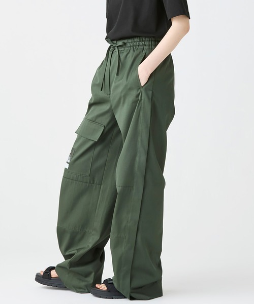 LACOSTE（ラコステ） パンツ アシンメトリー ワイドストレート カーゴ