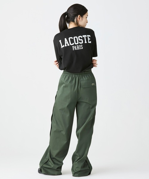 LACOSTE（ラコステ） ワイドパンツ パンツ アシンメトリー ワイド