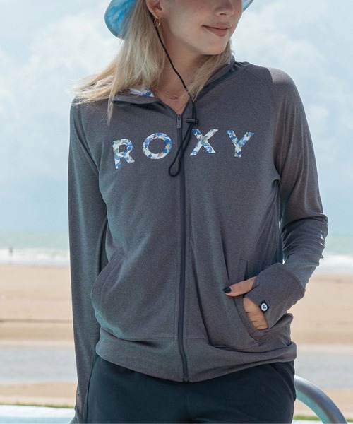 ROXY ラッシュガード ARTSY FLORAL LOGO PA /ロキシーロゴ長袖