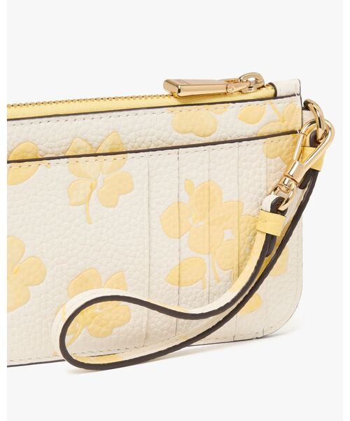 kate spade / スプリング パンジー ジップ カード ケース kate spade new york｜デヴィン スプリング パンジー ジップ