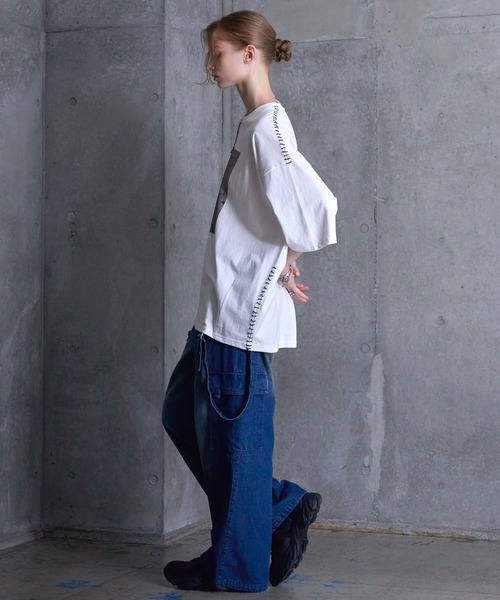 SERACE tシャツ 「SERACE」Hand stitch loose graphic short