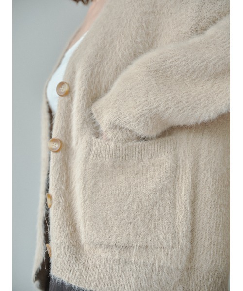 「DRWCYS」 ニットカーディガン FREE ベージュ レディース_画像7