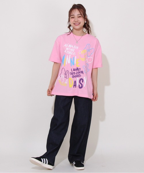 B'z SCENES Disney 親子TシャツB ピンク Sサイズ30周年限定 B´z SCENES Disney 親子TシャツB ピンク Sサイズ30周年限定