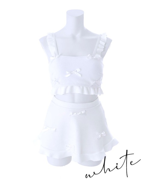 sugar nine 水着 立体リボンフリルスカートビキニ3点セット 「ビキニ