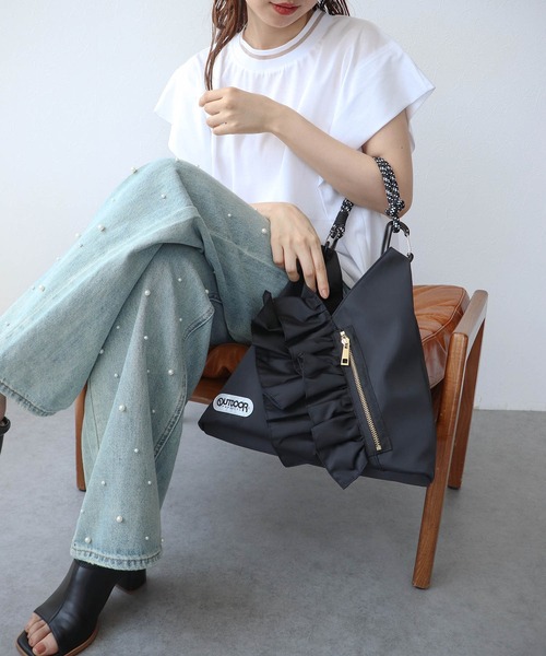 RISLEY×OUTDOOR PRODUCT】トライアングルフリルバッグ | AND ON