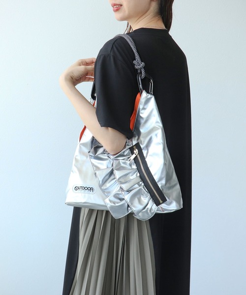 トートバッグ 「RISLEY×OUTDOOR PRODUCTS」miniトライアングルフリル