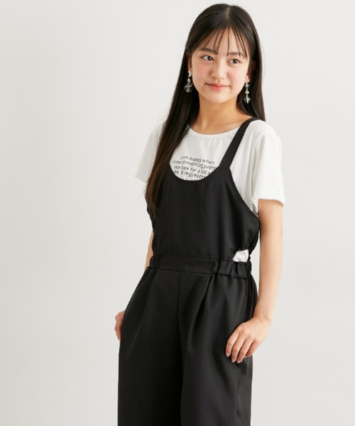 サロペット オーバーオール 2点セット（サロペット＋Tシャツ） キッズ