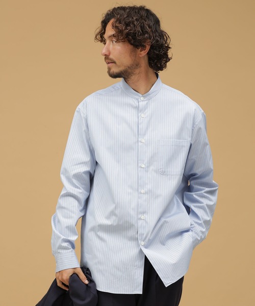「THOMAS MASON」 長袖シャツ M ホワイト メンズ_画像6