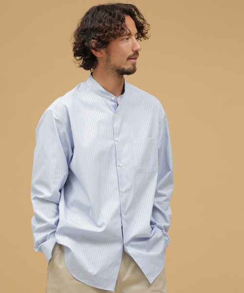 「THOMAS MASON」 長袖シャツ M ホワイト メンズ_画像7