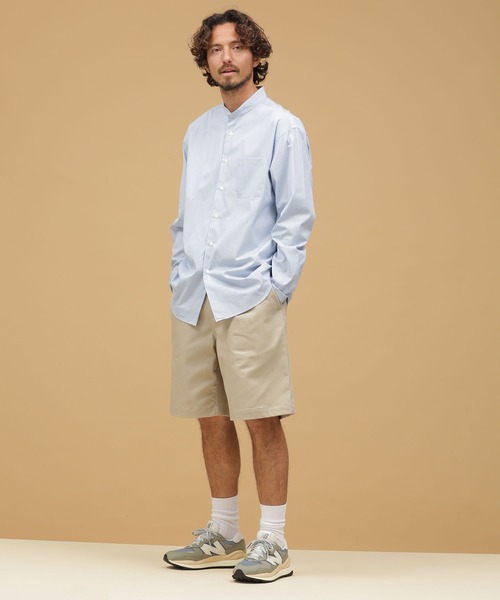 「THOMAS MASON」 長袖シャツ M ホワイト メンズ_画像9