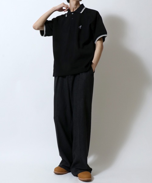 KANGOL（カンゴール） ポロシャツ 半袖 別注 オーバーサイズ ワン