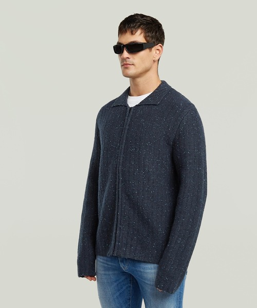 G-STAR RAW ネイビー ケーブルニット M G-STAR RAW セーター ニット 