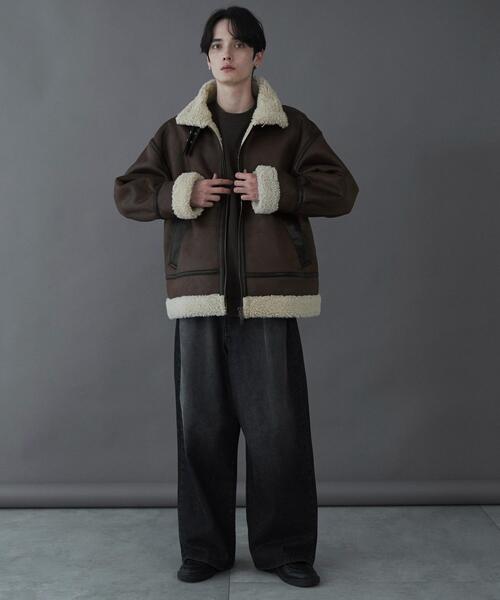 「LUCY」 「WEGO」ブルゾン MEDIUM ブラウン系その他 メンズ_画像2