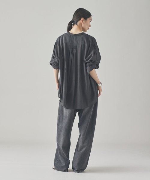 Curensology（カレンソロジー） ブラウス シャツ /ウールミックス