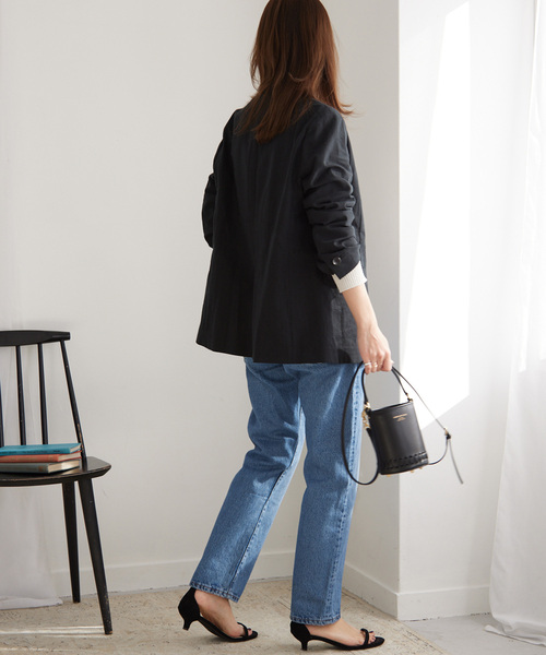 「JOURNAL STANDARD relume」 テーラードジャケット 36 ベージュ レディース