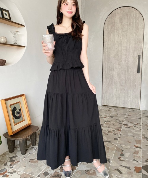 moment+ ワンピース 「マルチWAY」ウエストシャーリングショルダー