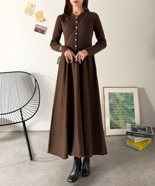 classicalelf（クラシカルエルフ） ワンピース 一枚で上品なラク可愛い