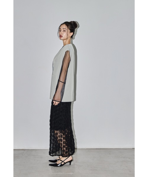 niana（ニアナ） ドレス ローズレースペンシルドレス 3点セット ベスト