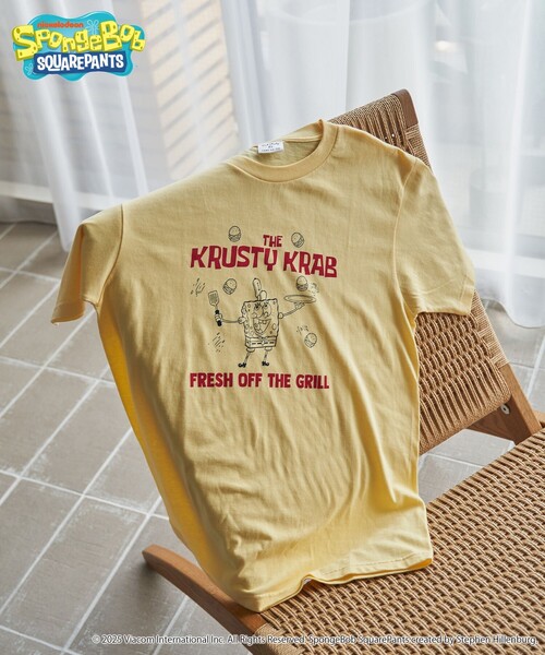 coen（コーエン） tシャツ 半袖 「SpongeBob / スポンジ・ボブ 別注 
