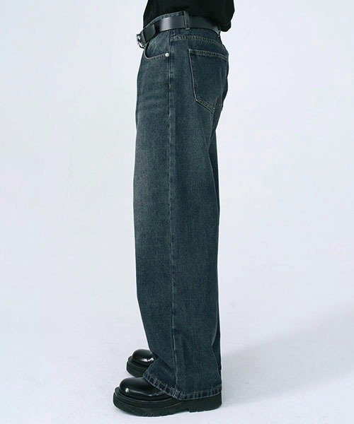 「WESTBOY」 加工デニムパンツ M ブラック メンズ