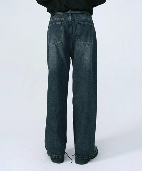 「WESTBOY」 加工デニムパンツ M ブラック メンズ