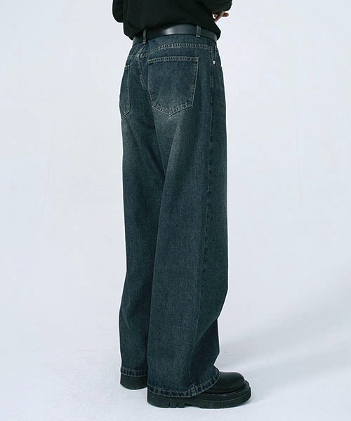 「WESTBOY」 加工デニムパンツ M ブラック メンズ