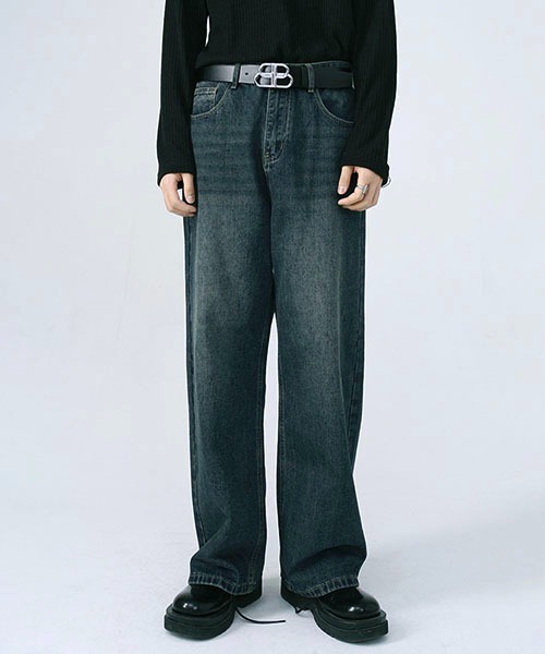「WESTBOY」 加工デニムパンツ M ブラック メンズ