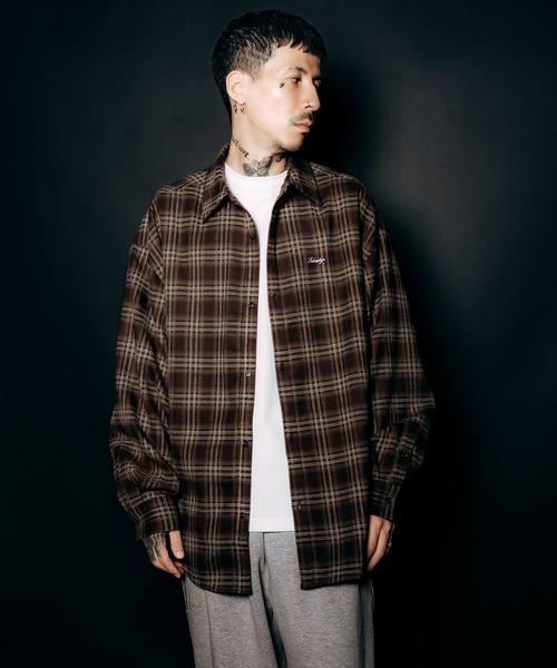 Subciety シャツ Essential check shirt メンズ レディース