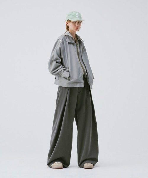 soerteスラックス soerte スラックス Wide straight slacks/ワイドストレート