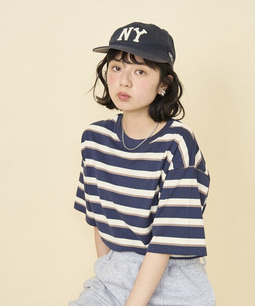 FREAK'S STORE（フリークスストア） 半袖Tシャツ フリ- サックスブルー