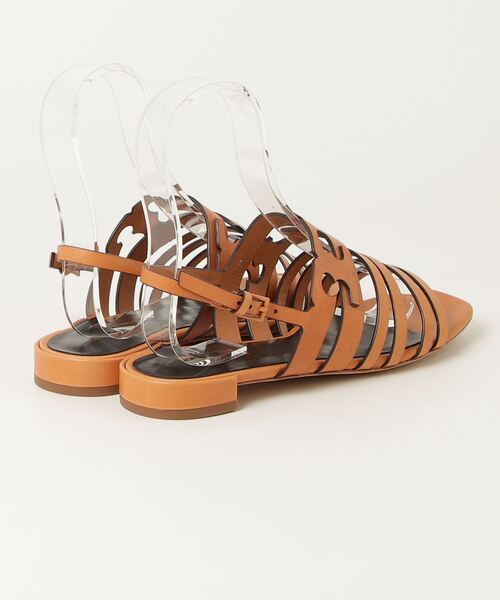 Tory Burch ブラウン フラットサンダル TORY BURCH（トリーバーチ） フラットサンダル - ブラウン レディース