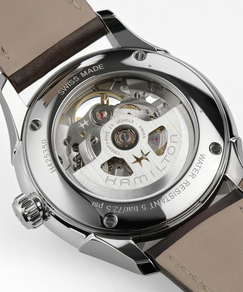 腕時計 HAMILTON 「ハミルトン」 腕時計 Jazzmaster （ジャズマスター） Skeleton オート 自動巻き 40MM グリーン×ブの画像