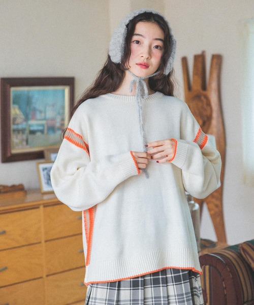 「niko and...」 長袖ニット MEDIUM グレー レディース_画像2