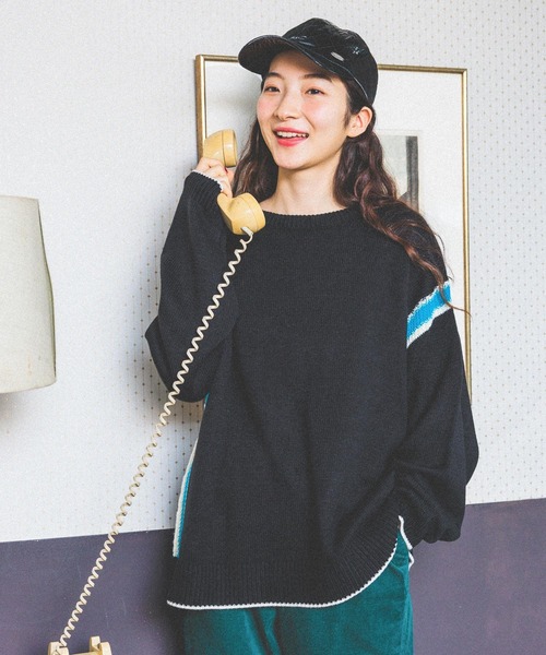 「niko and...」 長袖ニット MEDIUM グレー レディース_画像4