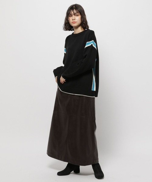 「niko and...」 長袖ニット MEDIUM グレー レディース_画像8