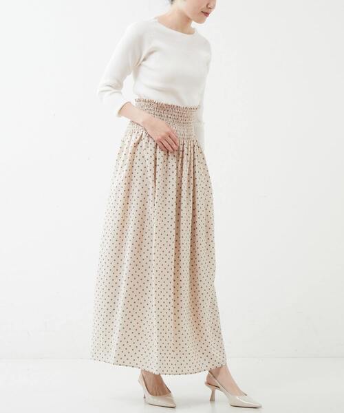 「TIARA」 長袖ニット FREE チャコールグレー レディース_画像3