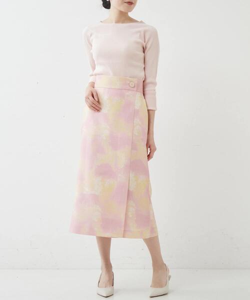 「TIARA」 長袖ニット FREE チャコールグレー レディース_画像8