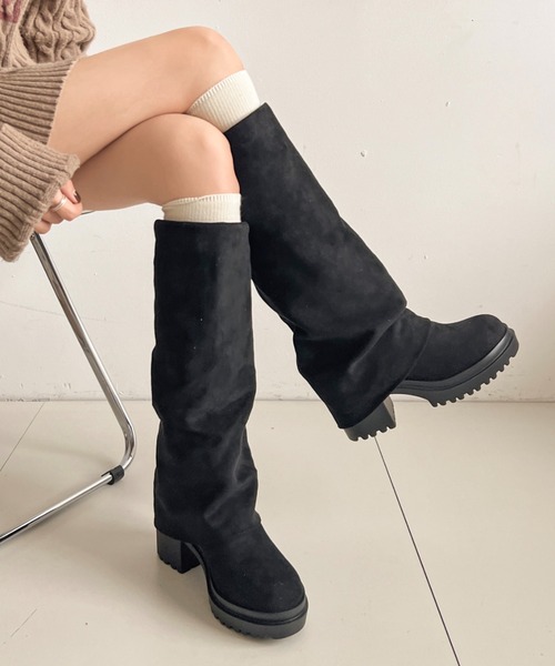 Shoes in Closet（シュークロ） ブーツ 「#防菌」厚底 ヒールアップ 消