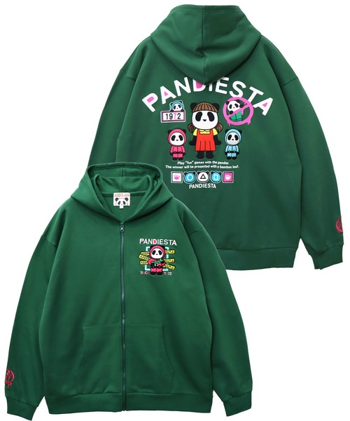 PANDIESTA（パンディエスタ） パーカー サバイバルパンダフルZIP