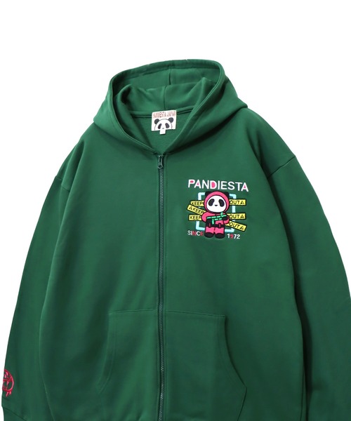 PANDIESTA（パンディエスタ） パーカー サバイバルパンダフルZIP