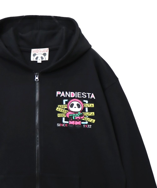 CIVILIZED サバイバルパーカー y2k ブラック 1 PANDIESTA（パンディエスタ） パーカー サバイバルパンダフルZIP
