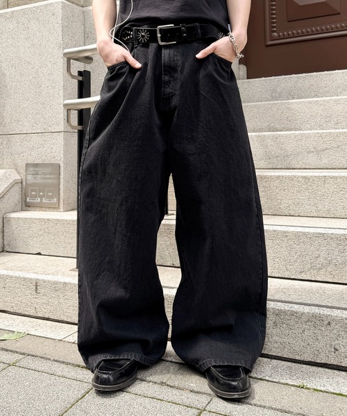 kutir（クティール） ワイドパンツ ジーンズ DIRTY DAMAGE BAGGY DENIM