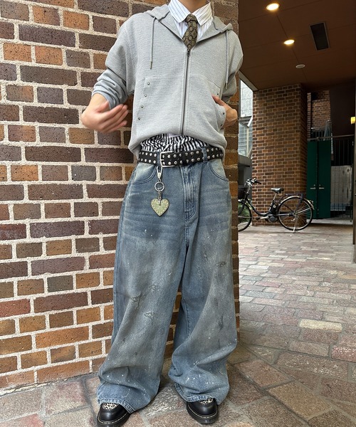 kutir（クティール） ジーンズ DIRTY DAMAGE BAGGY DENIM PANTS