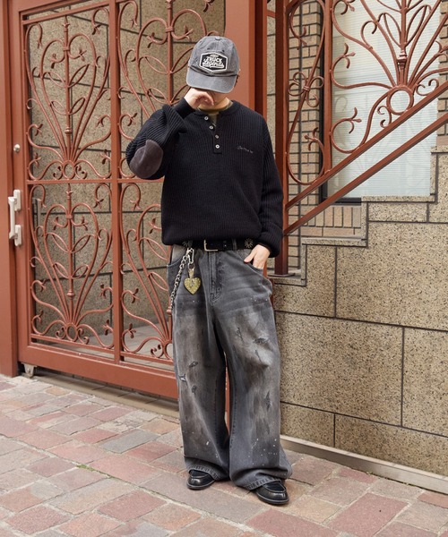 kutir（クティール） ジーンズ DIRTY DAMAGE BAGGY DENIM PANTS
