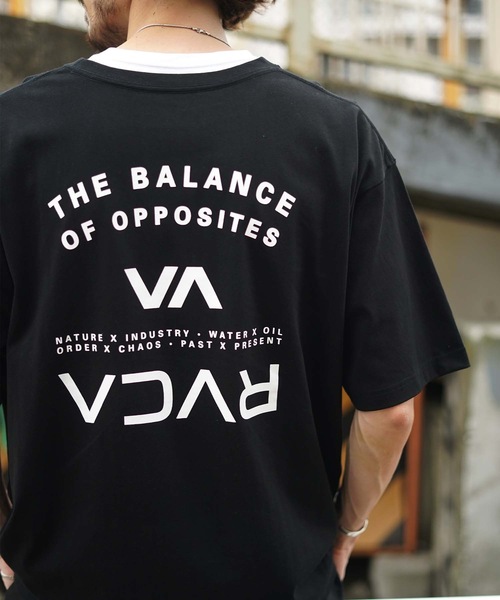 「RVCA」 半袖Tシャツ MEDIUM ホワイト メンズ_画像8