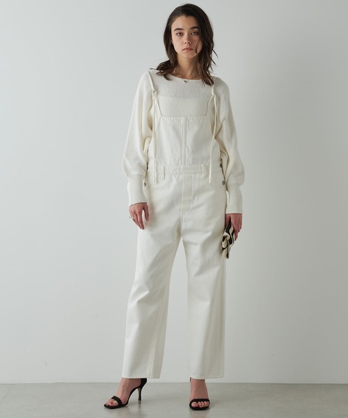 Whim Gazette ウィムガゼット　サロペット　美品 ウィムガゼット Whim Gazette 【THE PAUSE】ダブルクロスサロペット